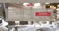 Desktop Screenshot of hoteldeprins.nl